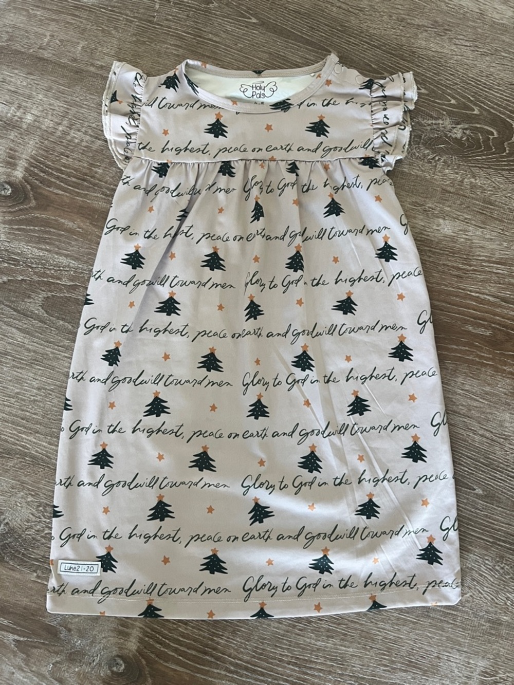 Holy Pals NWOT Glory to God Nightgown size 4-5